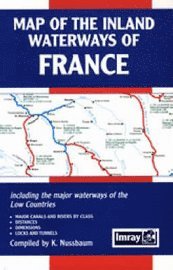 Map Of The Inland Waterways Of France ()