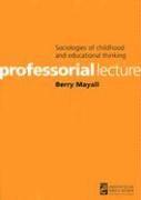 Sociologies of Childhood and Educational Thinking (h�ftad)