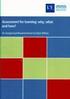 Assessment for Learning
