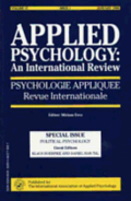 Political Psychology Special Issue Of Applied Psychology
