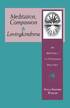 Meditation, Compassion and Loving Kindness