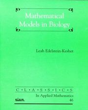 Mathematical Models in Biology (h�ftad)