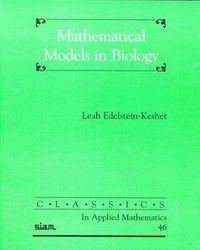 Mathematical Models in Biology (h�ftad)