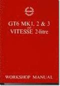 Triumph Workshop Manual: Gt6 Mk 1, 2, 3 & Vitesse 2 Litre: Part No. 512947