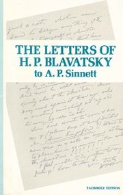 The Letters of H. P. Blavatsky to A. P. Sinnett (inbunden)