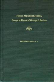 Festa Musicologica (inbunden)