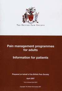 Pain Management Programmes for Adults (h�ftad)