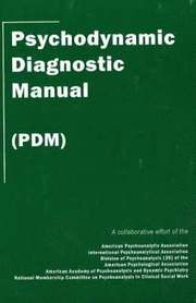 Psychodynamic Diagnostic Manual Pdm (h�ftad)