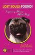 Lost Souls: Found! Inspiring Stories about Pugs