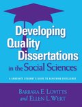 Developing Quality Dissertations in the Social Sciences