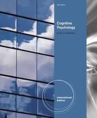 Cognitive Psychology (with CogLab 2.0 and Manual) ()