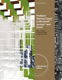 Problems Solving Cases In Microsoft Access And Excel 9th Edition International Edition