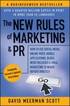 The New Rules of Marketing &; PR