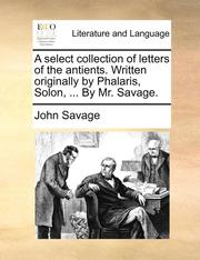 A Select Collection Of Letters Of The An (h�ftad)