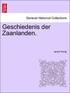 Geschiedenis Der Zaanlanden.