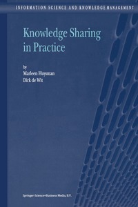 Knowledge Sharing in Practice (h�ftad)