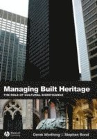Managing Built Heritage (h�ftad)