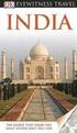 DK Eyewitness Travel Guide: India