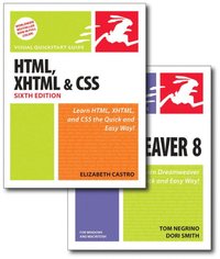 Valuepack:VisualQuickStart HTML with Macromedia Dreamweaver Visual Quickstart Guide. (h�ftad)