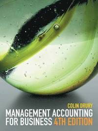Management Accounting for Business (h�ftad)