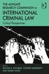 Ashgate Research Companion to International Criminal Law