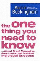The One Thing You Need to Know (h�ftad)