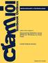 Outlines &; Highlights for Discovering Statistics Using SPSS for Windows by Andy Field, ISBN