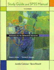 Study Guide and SPSS Manual for Statistics for the Behavioral Sciences (h�ftad)