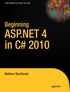 Beginning ASP.NET 4.0 in C# 2010