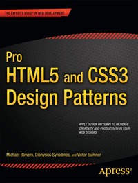 Pro HTML5 and CSS3 Design Patterns (h�ftad)