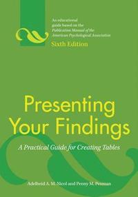 Presenting Your Findings (h�ftad)