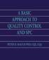 Basic Approach To Quality Control And Spc