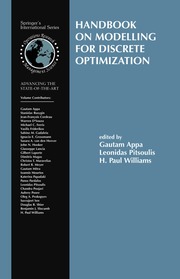 Handbook on Modelling for Discrete Optimization (h�ftad)