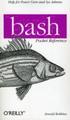 bash Pocket Reference