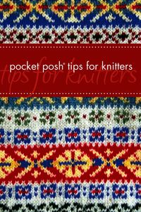 Pocket Posh Tips for Knitters (h�ftad)