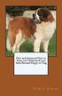 New and Improved How to Train and Understand Your Saint Bernard Puppy or Dog