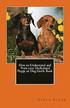 How to Understand and Train Your Dachshund Puppy or Dog Guide Book