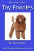 Divine Dogs Online: Toy Poodles