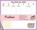 Pusheen 2025 Weekly Desk Pad Calendar