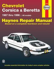Chevrolet Corsica and Beretta (1987-1996) Automotive Repair Manual (h�ftad)