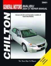 Malibu Automotive Repair Manual (kartonnage)
