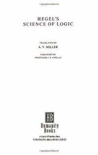 Hegel's 'Science of Logic' (h�ftad)