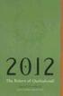 2012: The Return of Quetzalcoatl