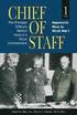 Chief of Staff: v. 1 Napoleonic Wars to World War I