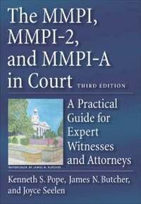 The MMPI, MMPI-2, and MMPI-A in Court (inbunden)