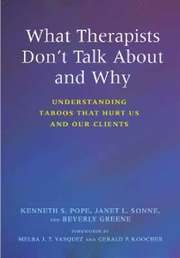 What Therapists Don't Talk About and Why (inbunden)