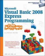 Microsoft Visual Basic 2008 Express Programming for the Absolute Beginner (h�ftad)