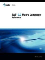 Sas 9.2 MacRo Language: Reference (h�ftad)