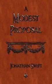 A Modest Proposal (h�ftad)
