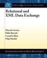 Relational and XML Data Exchange (h�ftad)